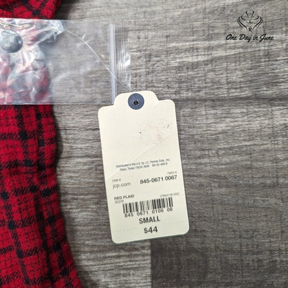 St. John's Bay Button Up Long Sleeve Flannel Shirt Size S