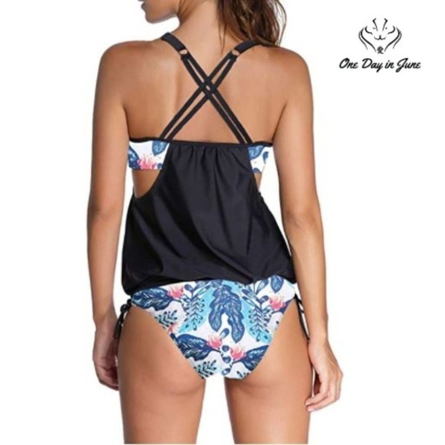 Dokotoo Double Up Tankini Size S