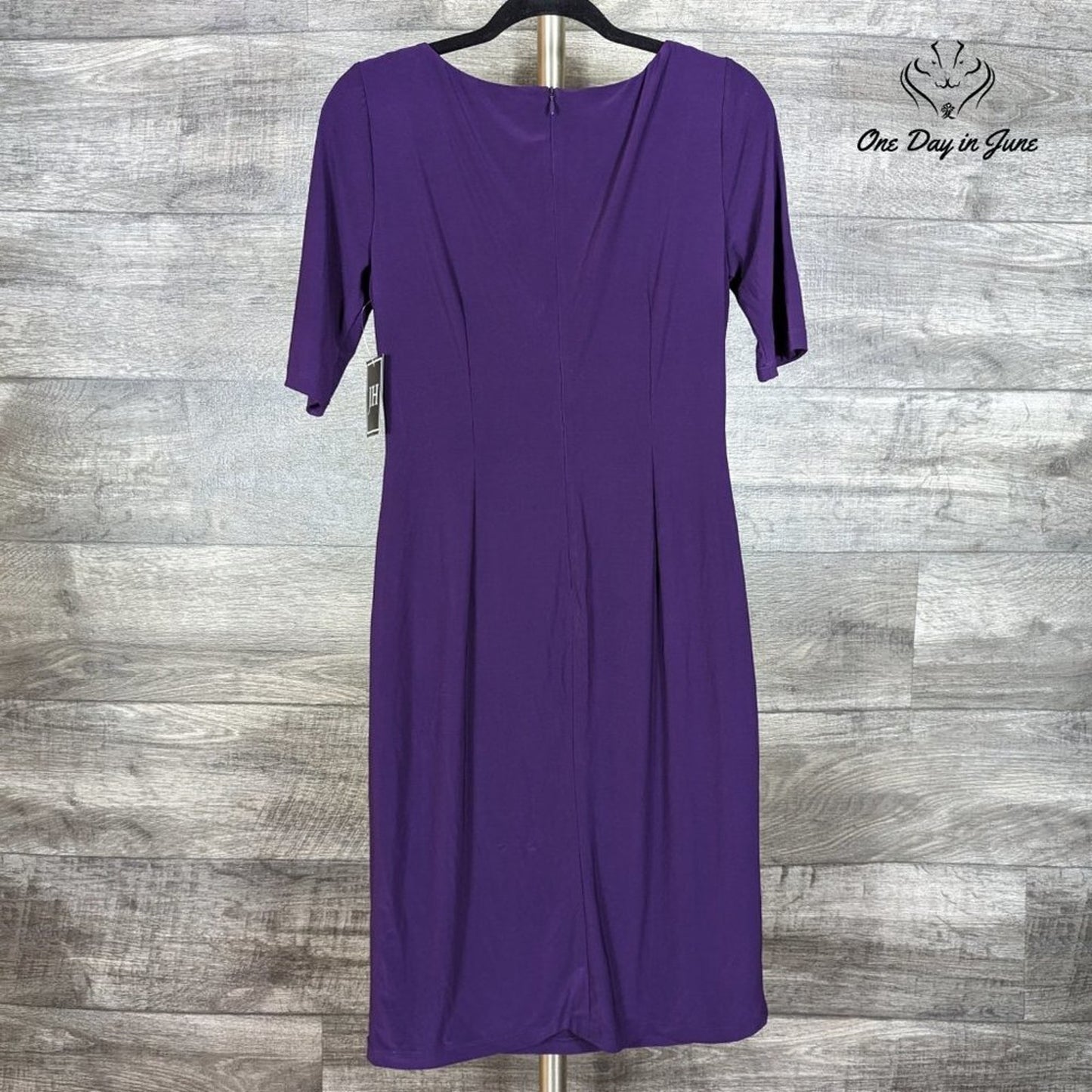 JH Short Sleeve Fit and Flare Dress Size 6