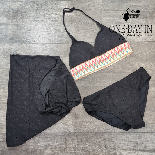 Aleumdr 3 Piece Bikini Swimsuit Size 11-12Y