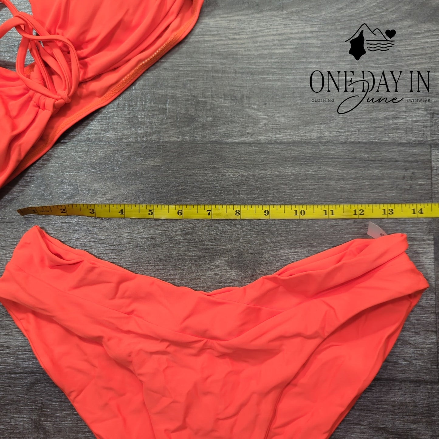 Meetall Tie Front Bikini Swimsuir Size M