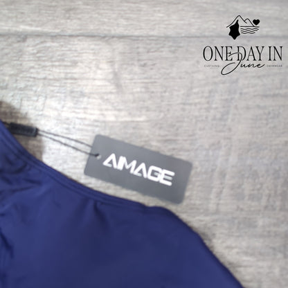 Aimage Crop Bikini Swimsuit Size L