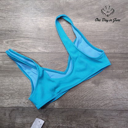 Pacsun Ribbed Crop Bikini Top Size S