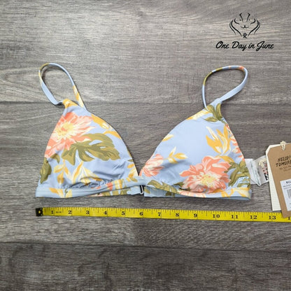 Billabong Skies For Days Ceci Triangle Bikini Top Size M