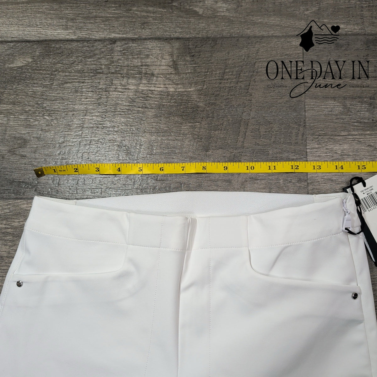 RLX Ralph Lauren Golf Ankle Pants White Stretch Performance NWT Size 4