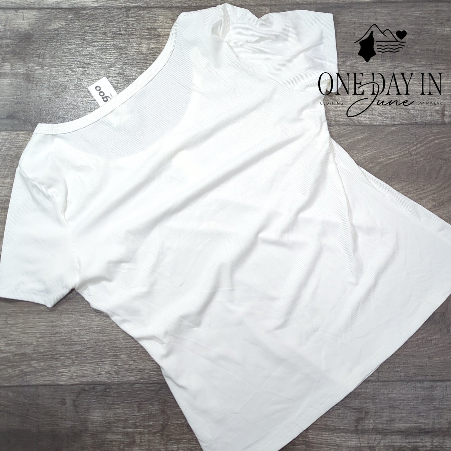 Zeagoo Ribbed Short Sleeve Top Size 2XL