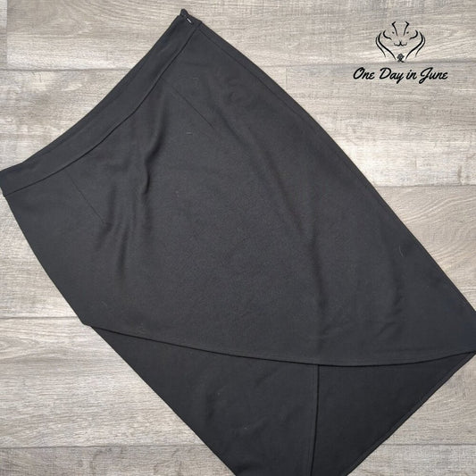 Banana Republic Pencil Skirt Black Career Office Stretch NWT $69.99 Size 12
