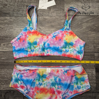 Largeberry Crop Top Bikini Swimsuit Size XL