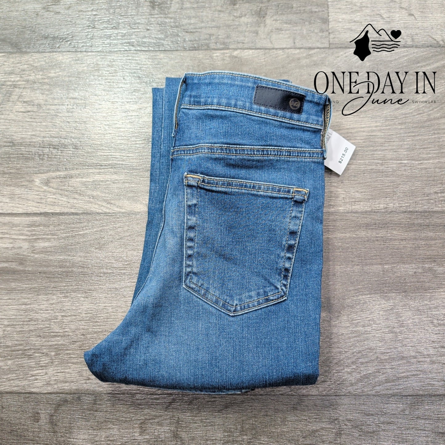 AG Adriano Goldschmied The Mila Super High Rise Skinny Jeans Blue NWT Size 4 (27