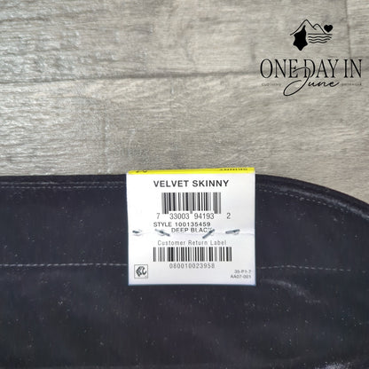 INC International Concepts Velvet Skinny Leg Size M