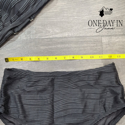 Vimpunec Textured High Waist Bikini Swimsuit Size M