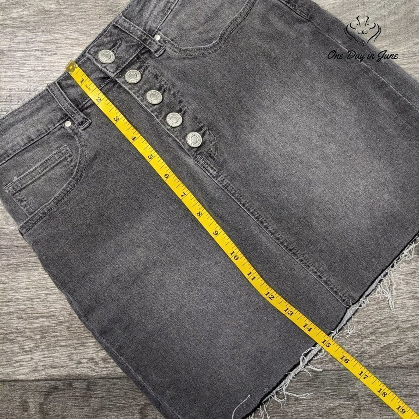 Pacsun Cutoff Denim Mini Skirt Size 24 (0)