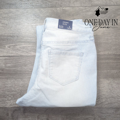 Crown & Ivy Petite High Rise Skinny Jeans Size 4P