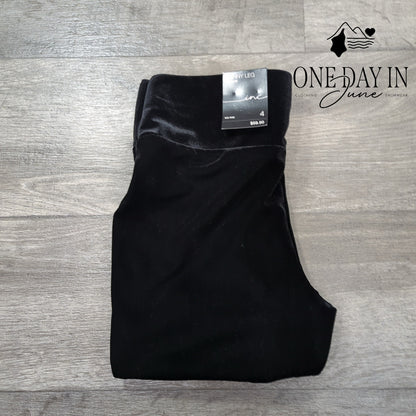 INC International Concepts Sequin Velvet Skinny Leg Pants Size 4