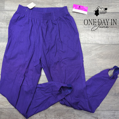 Liz Claiborne Sport Pull On Stirrup Pants Size L