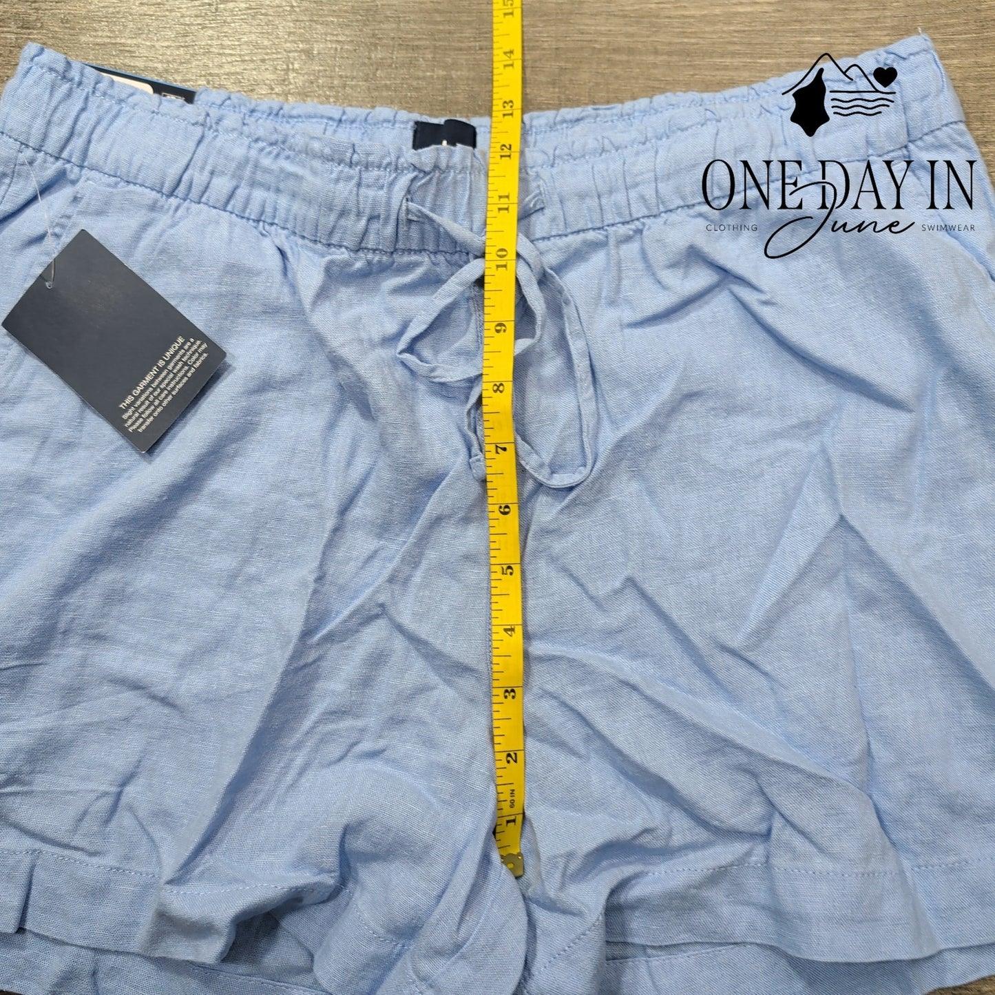 Gap Linen Pull On Shorts Size L