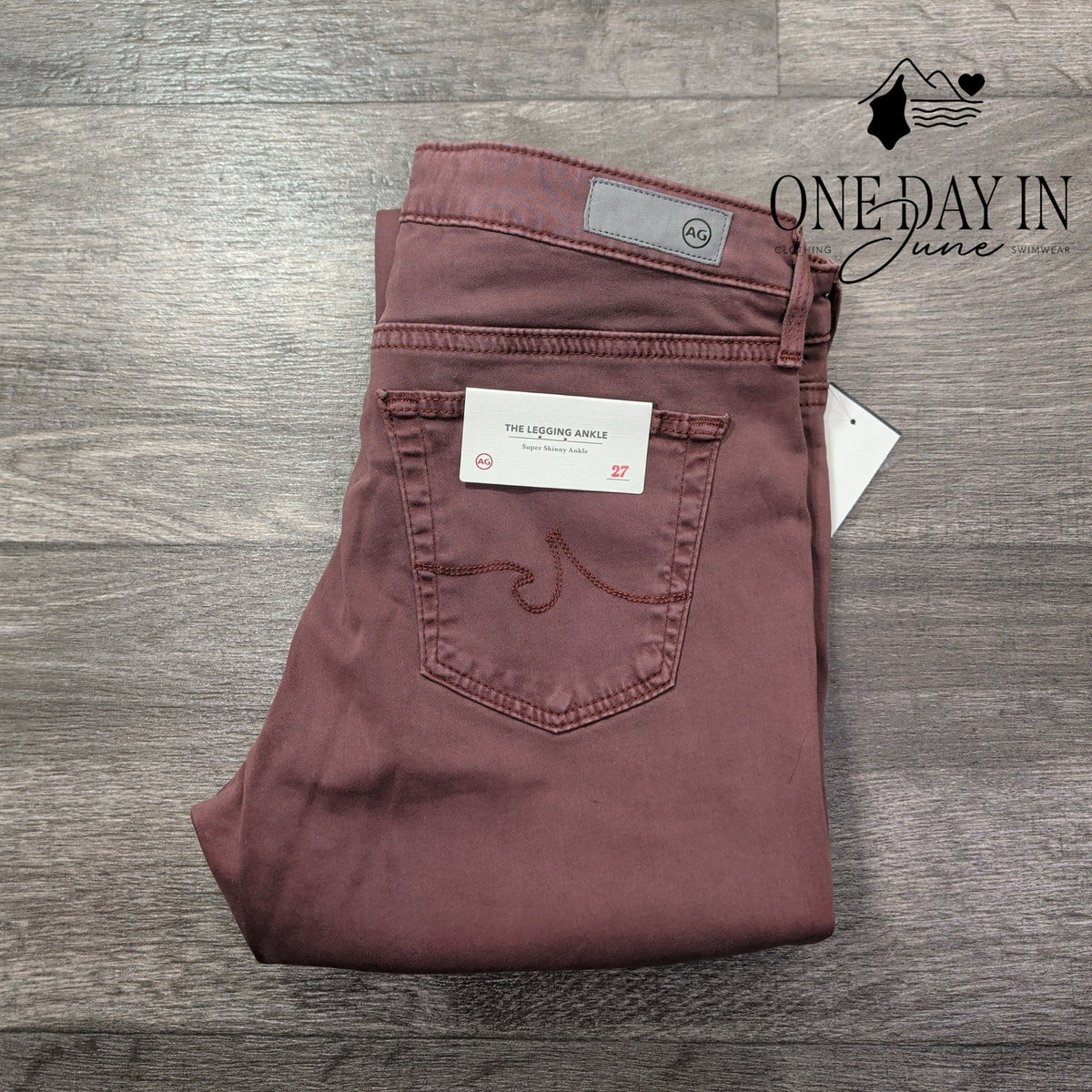 AG Adriano Goldschmied The Legging Ankle Super Skinny Jean Rose Taupe NWT Size 4