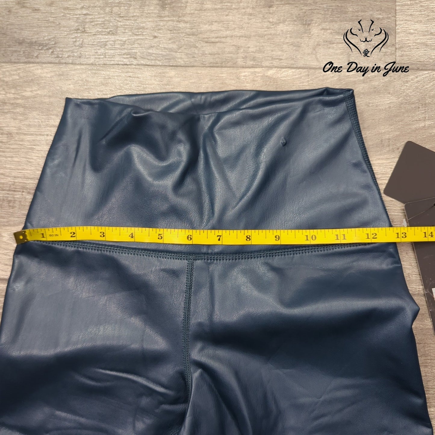 90 Degree Super High Rise Ankle Faux Leather Leggings Size S