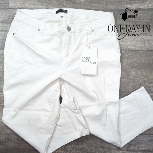 1822 Denim Plus Size Crop Skinny Jeans Size 18W