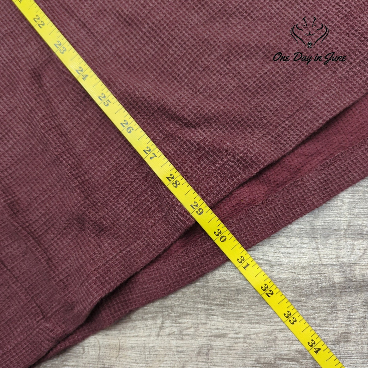 Calvin Klein Jeans Thermal Henley Shirt Burgundy Waffle Knit NWT Size XXL
