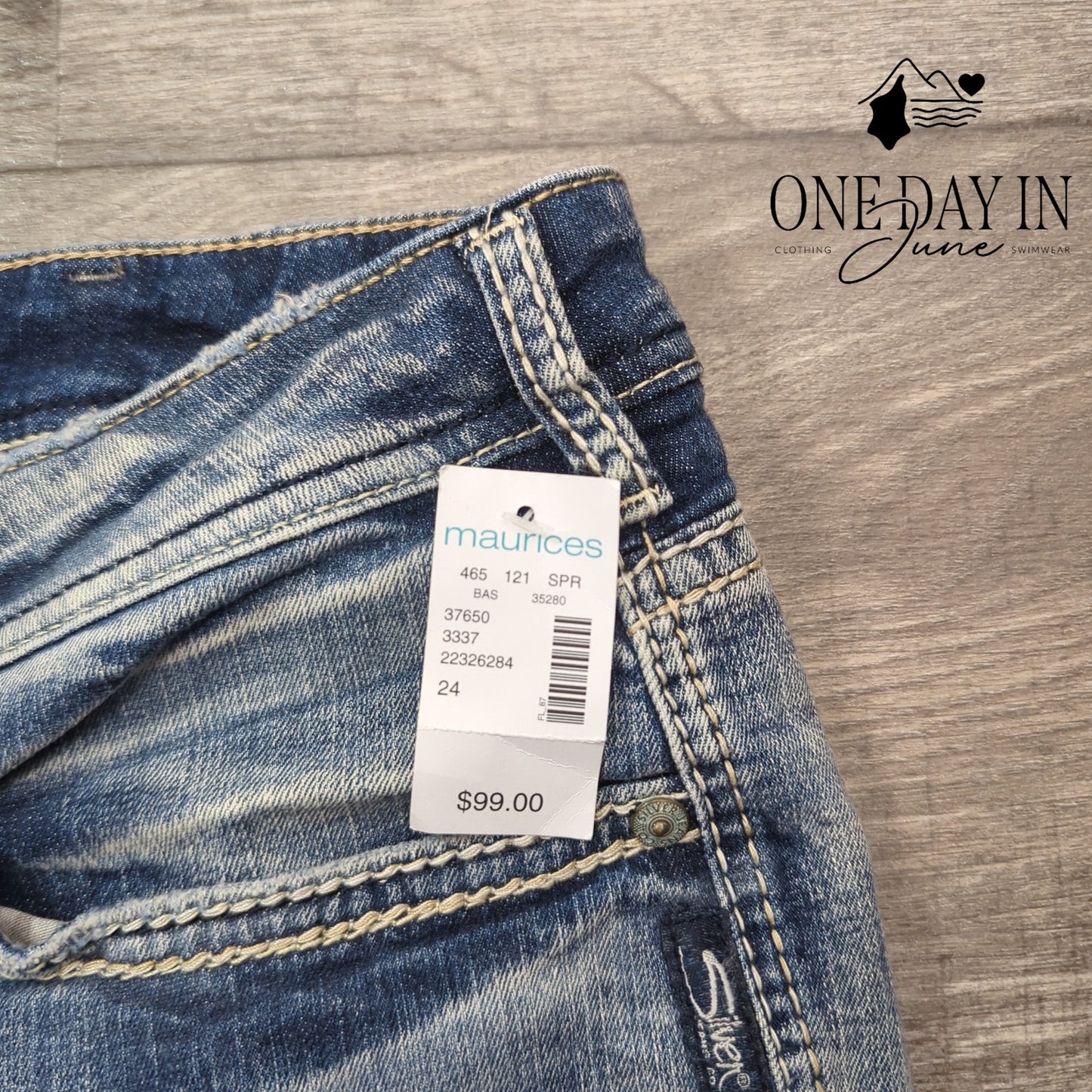 Silver Jeans Co Plus Size Suki Capri Jeans Size 24