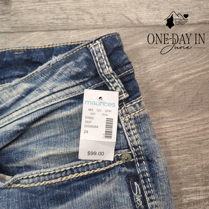 Silver Jeans Co Plus Size Suki Capri Jeans Size 24