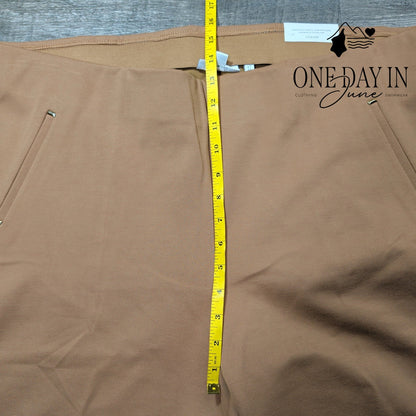 Chico's So Slimming Juliet Slim Leg Pants Tan NWT Size Chico's 4T (20T)