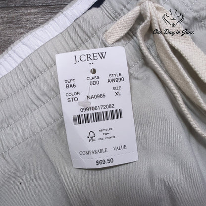 J. Crew Drawstring Shorts Size XL