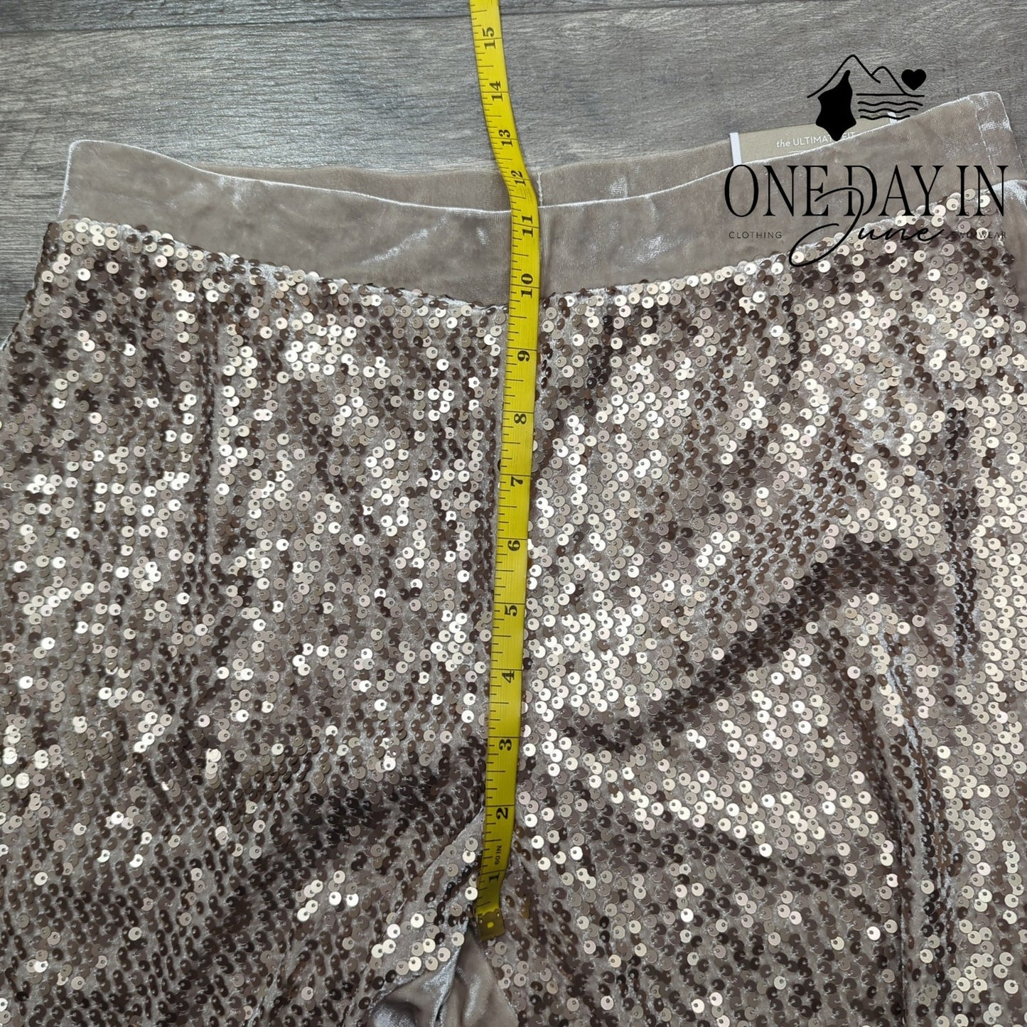 Chico's The Ultimate Fit Ankle Sequin Pants Size Chico's 1 (8)