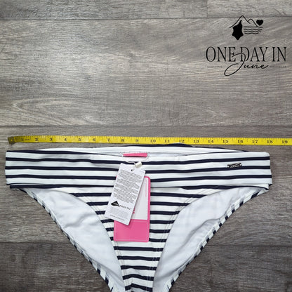 Venice Beach Moderate Striped Bikini Bottom Size 12