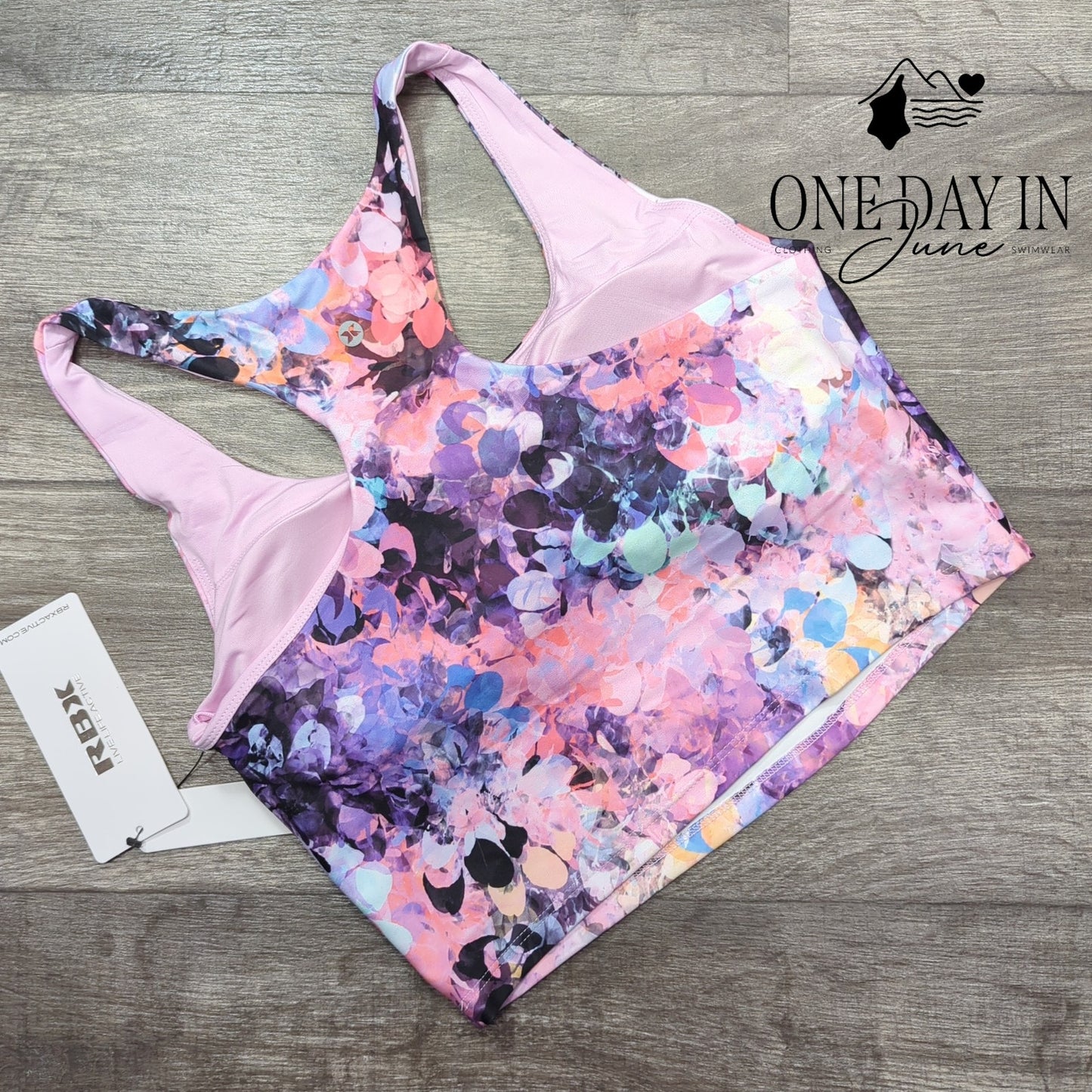 RBX Performance Racerback Performance Sports Bra Size L