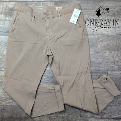 AG Adriano Goldschmied The Caden Tailored Trouser Pants Taupe NWT $215 Size 4