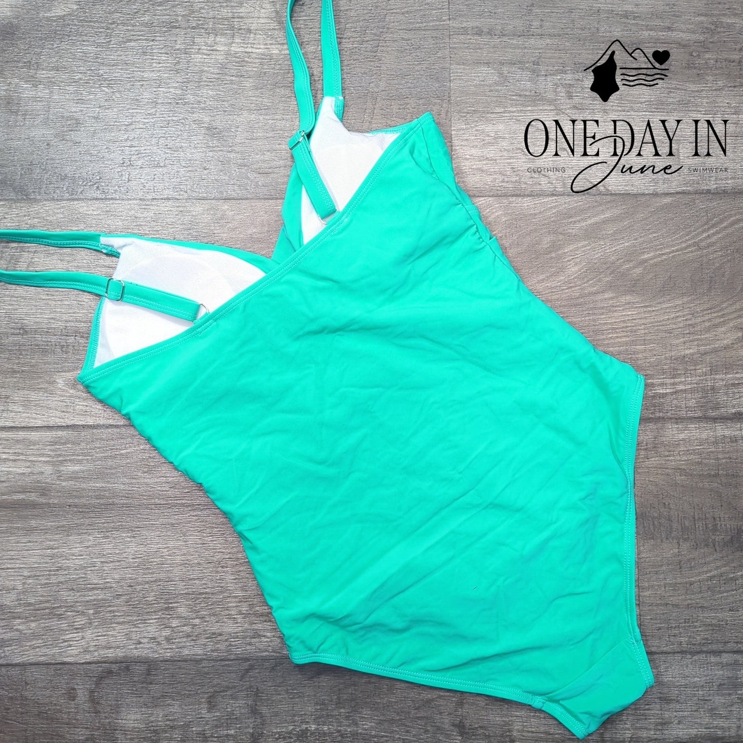 CharmLeaks Cross Front One Piece Swimsuit Size L