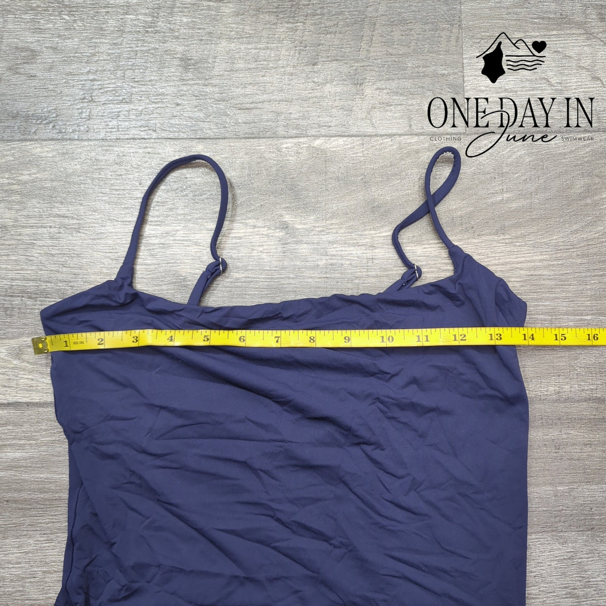 Suuksess Thong Bodysuit Navy Blue Adjustable Strap Size L