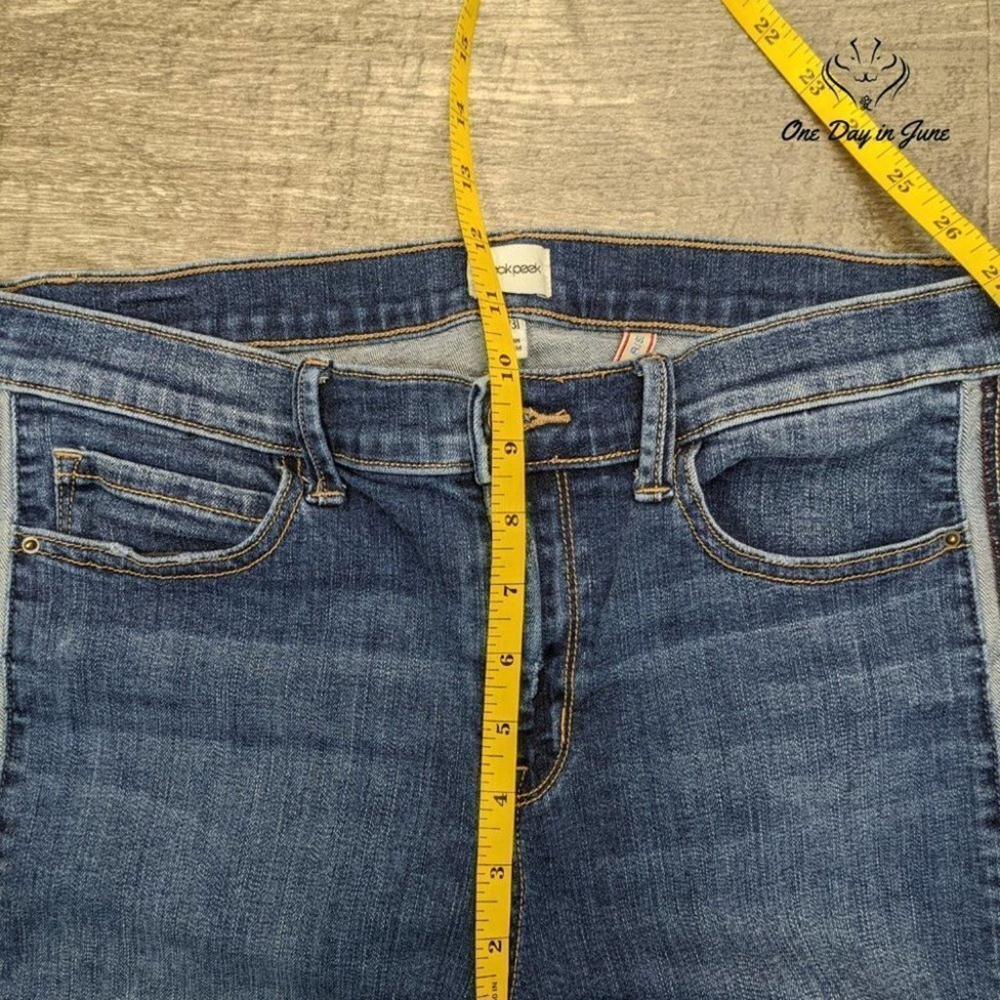 Sneak Peek Juniors Mid Rise Ankle Jeans Size 11