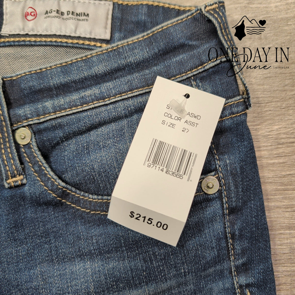AG Adriano Goldschmied The Legging Ankle Super Skinny Jeans Blue NWT Size 4 (27)