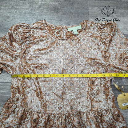 Ryegrass Long Sleeve Sheer Top Size XS