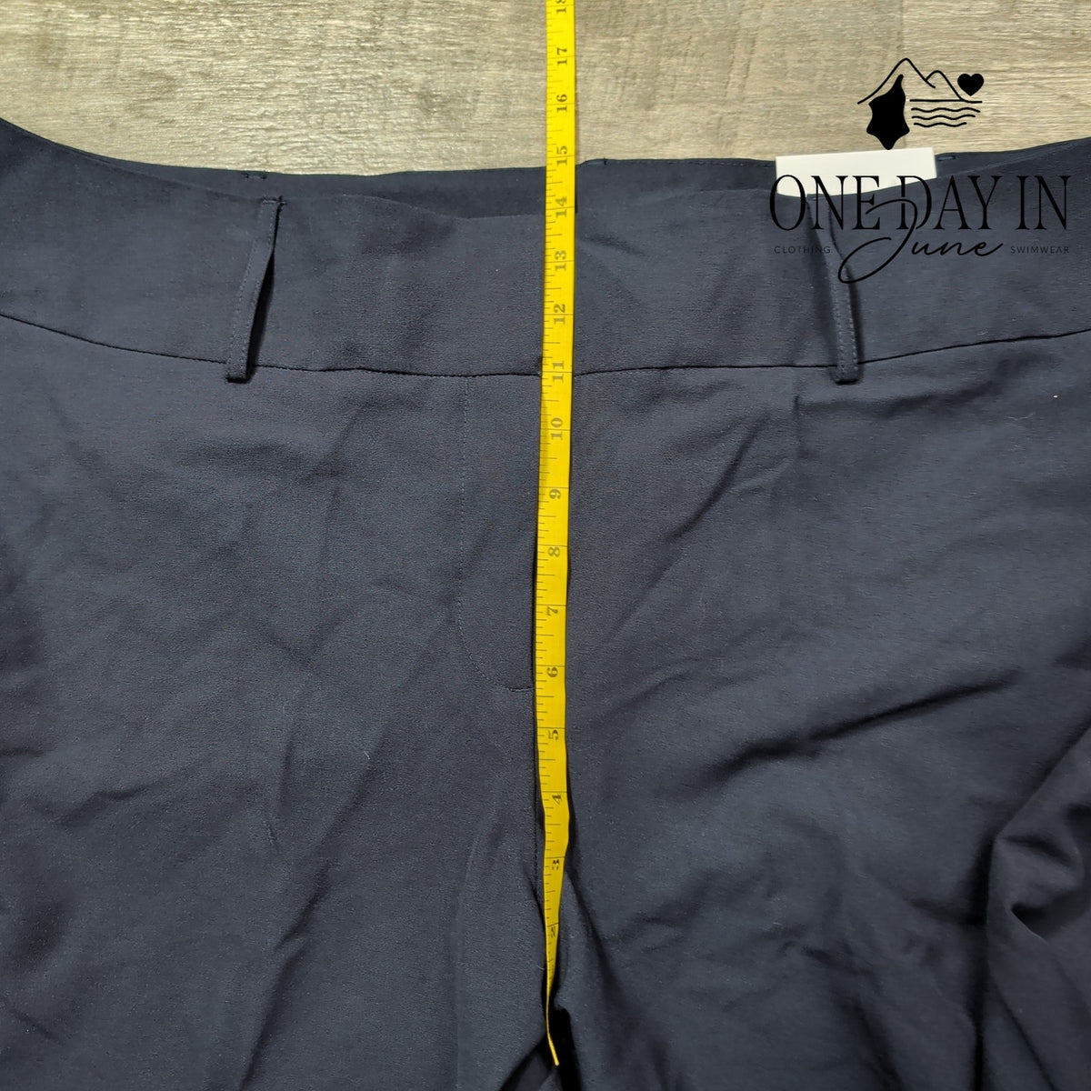Lane Bryant Perfect Drape High Rise Wide Leg Pants Navy NWT Size 24