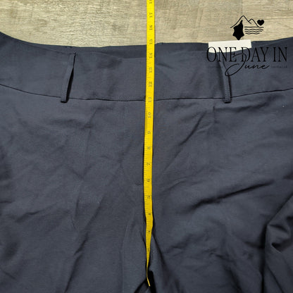Lane Bryant Perfect Drape High Rise Wide Leg Pants Navy NWT Size 24