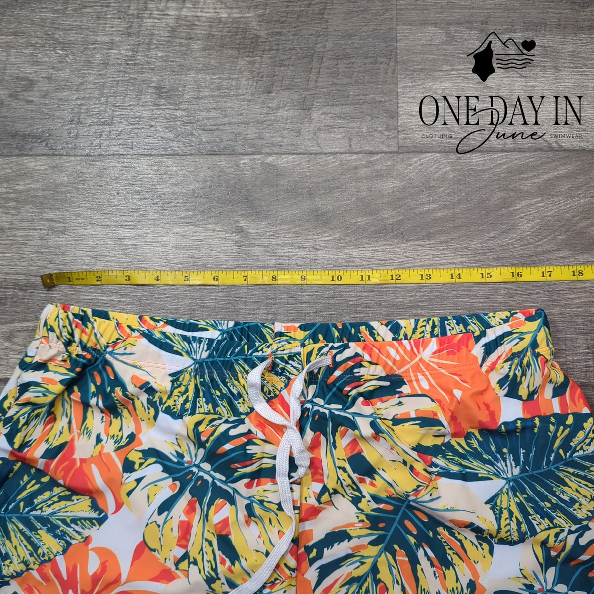 PatPat Tropical Leaf Print Swim Trunks Boardshorts Multicolor Size 2XL