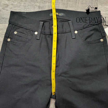 7 For All Mankind Jegging Jeans Black Skinny Stretch Denim NWT Size 2 (26)