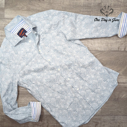 Egara Button Front Shirt Size M