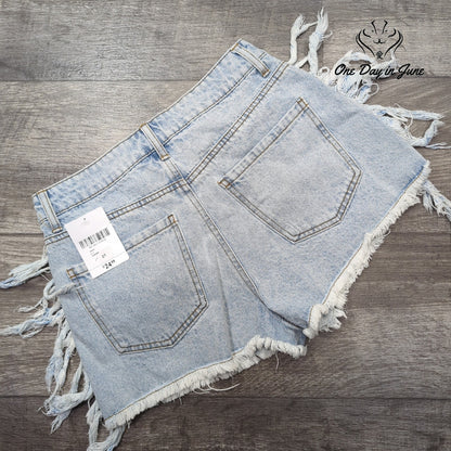 Forever 21 Denim Shorts Size 27 (4)
