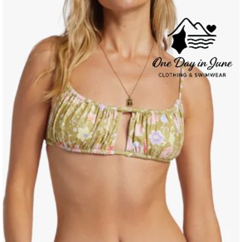 Billabong Feelin Peaceful Reversible Alina Bralette Bikini Top Size M