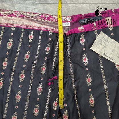 Bacoca Silk Cropped Pants Size M
