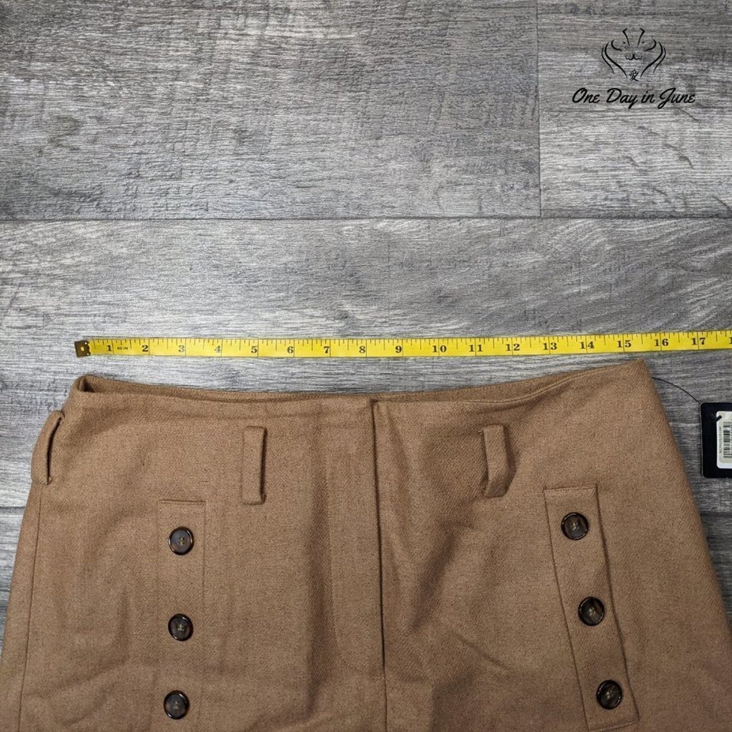 Halogen Wool Pocketed Mini Skirt Size 10