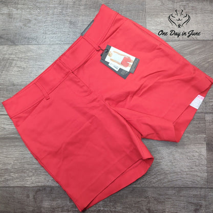 The Limited Tailored Shorts Coral Red Stretch Bermuda Walking Shorts NWT Size 6