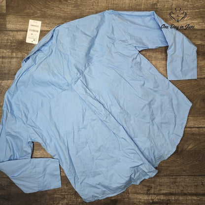 Li Li Button Down Long Sleeve Top Size L