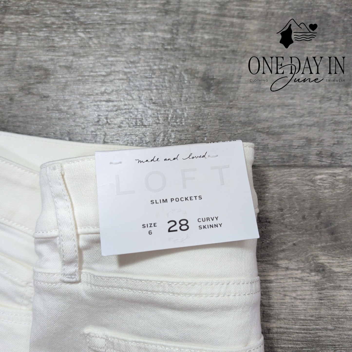 Loft Curvy Skinny Jeans Size 6 (28)