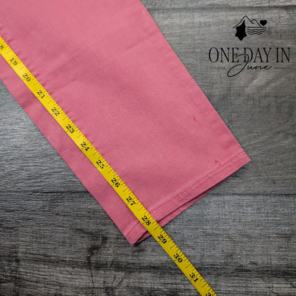 Loft Modern Skinny Jeans Pink Coral Stretch Denim NWT $69.50 Size 10
